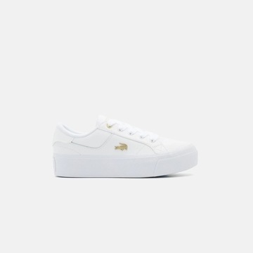Lacoste Buty Damskie Ziane Platform 124 2 CFA Whie Gold 41