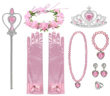 ZESTAW DIADEM BERŁO AMULET KSIĘŻNICZKA ZOSIA SOFIA