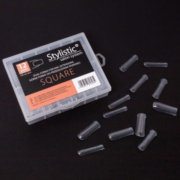 Claresa стилистические формы для акрилового геля двойной формы квадратные 120 шт. квадратные