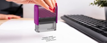 TRODAT 8912 ШТАМП ДЛЯ ДИЗАЙНА КОРПОРАТИВНОГО ЛИЧНОГО ОФИСА 6 СТРОК + ЛАСТИК