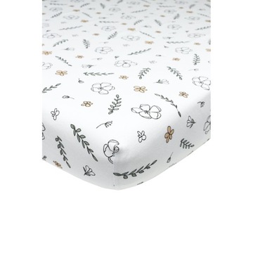 Meyco Home Floral prześcieradło łóżko pojedyncze - multicolour - 90x200cm