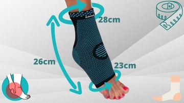 WRAP BRACE СТАБИЛИЗАТОР лодыжки 2 шт. КОМПРЕССИОННЫЕ ЛЕНТЫ УНИСЕКС XL
