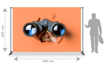 Баннерная стена прямая 300х200 ХИТ