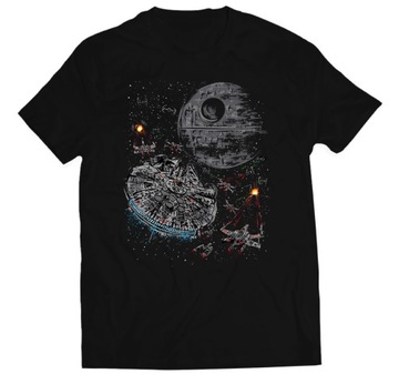 KOSZULKA STAR WARS X-WING SOKÓŁ GWIAZDA ŚMIERCI 3X