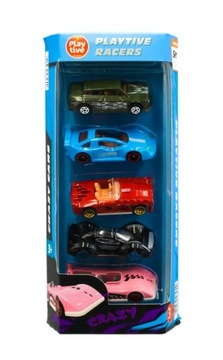 Zestaw 5 aut samochódów PLAYTIVE RACERS Crazy 5-pak