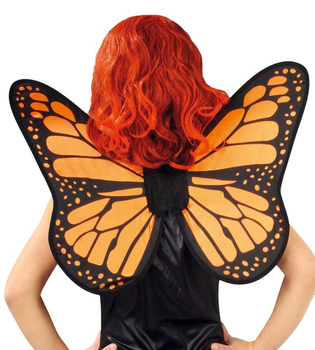 Skrzydełka MOTYL pomarańcz czarny owad motylek