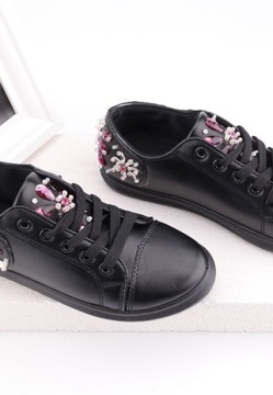 Черные кроссовки 4 Талия 37 Черный