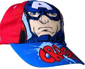 Czapka letnia 52 cm z daszkiem Avengers Marvel