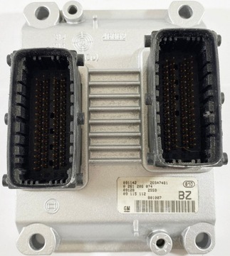 JEDNOTKA ECU OPEL CORSA 1.2 09115112 0261206074 ČISTÝ