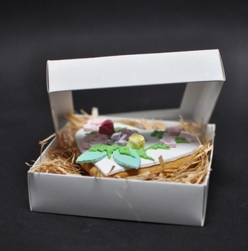 Kartonik Pudełko Opakowanie Pudełeczko na pierniki 12x12x3 cm EKO 5 szt.
