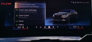 BMW Seria 5 G90-91 2023 BMW Seria 5 M PAKIET PRO GWARANCJA Kamery 360 Zarejestrowany Mozliwa zamia, zdjęcie 20