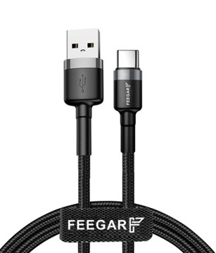 Feegar Kabel przewód USB TYPE-C QC 3.0 5A nylon