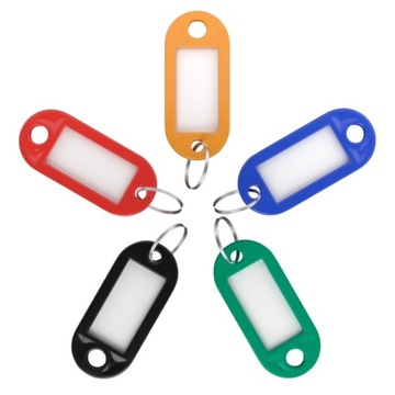 ZAWIESZKI DO KLUCZY BRELOK ZAWIESZKA MIX 20 SZT