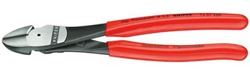 Szczypce tnace boczne 7401 polierowane 180mm KNIPE
