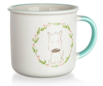 KUBEK CERAMICZNY piesek 400 ml na napoje herbatę