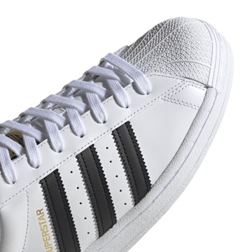 Buty męskie sportowe adidas Superstar Originals skórzane białe 40 2/3