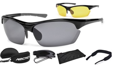 OKULARY ARCTICA S-312A POLARYZACJA WYMIENNE SZKŁA + GRATIS