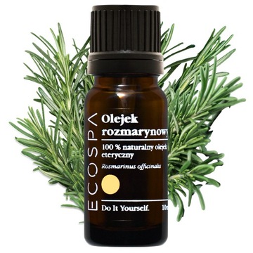 NATURALNY OLEJEK ETERYCZNY ROZMARYNOWY NA POROST WŁOSÓW 10 ML ECOSPA