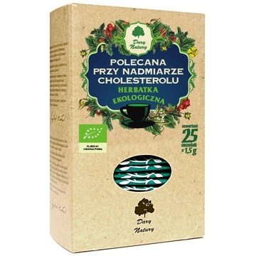 HERBATKA POLECANA PRZY NADMIARZE CHOLESTEROLU BIO