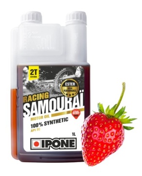 IPONE SAMOURAI RACING 2T SYN OIL 1л КЛУБНИКА TPI