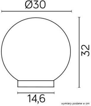 Садовая лампа KULA 30CM GROUND LED E27 IP44 UV