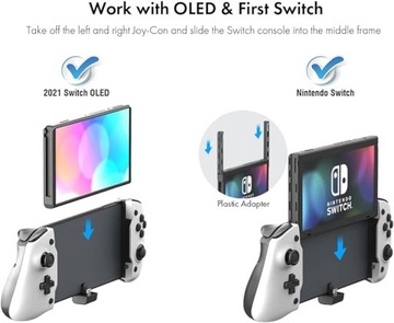 Проводная панель для контроллера Nintendo Switch белого цвета ElecGear