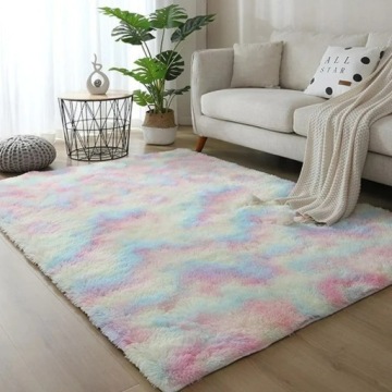 КОВЕР SHAGGY PLUSH РАДУГА С ВЫСОКИМ ВОЛОСОМ 160x200