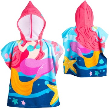 RĘCZNIK KĄPIELOWY DZIECIĘCY Z KAPTUREM BESTIF PONCZO DLA DZIECI