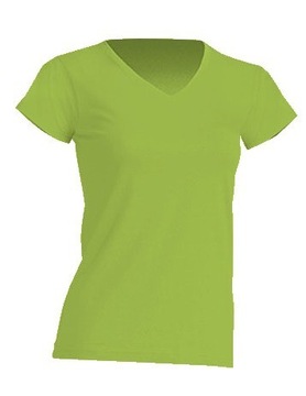T-shirt Koszulka JHK CMFP V-neck limonka LM r. XXL