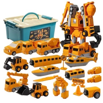 Magnetická Síla Sada Transform Robotických Hraček Pro Inženýrská Vozidla 35X