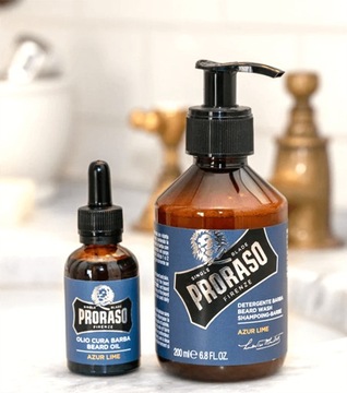PRORASO Масло для бороды Azur Lime 30мл