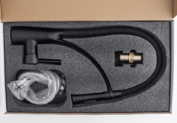 Смеситель для кухни с гибким изливом и смесителем