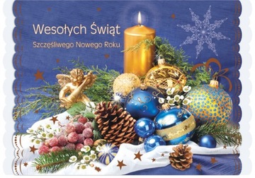 KARNET LAURKA ŚWIĘTA BOŻE NARODZENIE KOPERTA B6ZA_GW_33