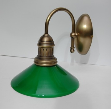 Kinkiet mosiężny,lampa ścienna