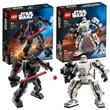 LEGO Star Wars 75368 Darth Vader Mech + Mech Szurmowca Klona Klony