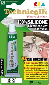 SILIKON SANITARNY S-969 TECHNICQLL BEZBARWNY 20ml