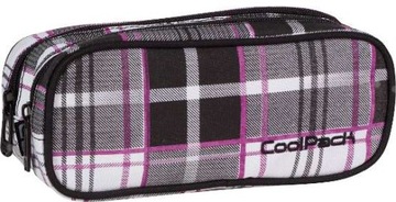 PIÓRNIK ETUI SASZETKA CLEVER KRATKA GREY COOLPACK