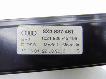 MECHANIZMUS OKNO LEVÝ PŘEDNÍ AUDI A1 8X 5D 8X4837461