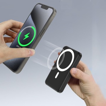 ИНДУКТИВНЫЙ POWERBANK ДЛЯ IPHONE 12 13 14 15 MINI WIRELESS 10000 мАч