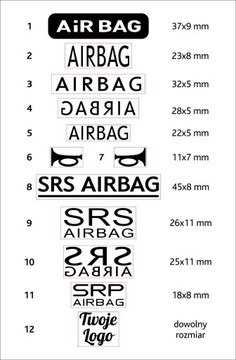 Штамп AIRBAG с холодной лазерной гравировкой
