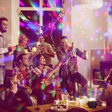 DISCO RGB BALL LED ДИСКОПРОЕКТОР С ДИСТАНЦИОННЫМ УПРАВЛЕНИЕМ