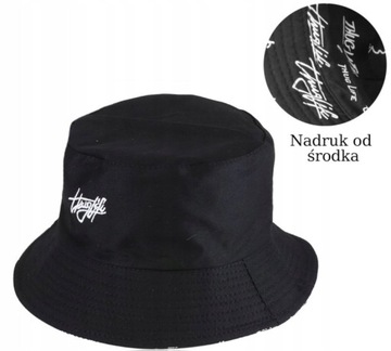 BUCKET HAT czapka Kapelusz RYBACKI dwustronna
