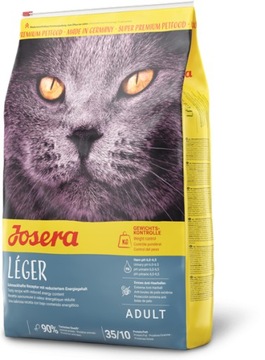 JOSERA LEGER ADULT LIGHT KOT Z NADWAGĄ 10 KG