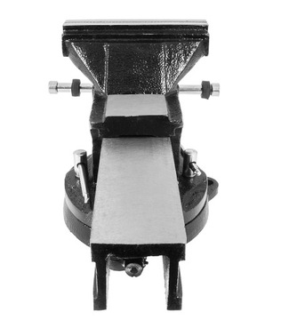 МОЩНЫЕ ВРАЩАЮЩИЕСЯ ЗАМОЧНЫЕ ТИСКИ С НАКОВАЛЬНЕЙ, ЧУГУН, 150 мм, ЗАКАЛЕННАЯ СТАЛЬ