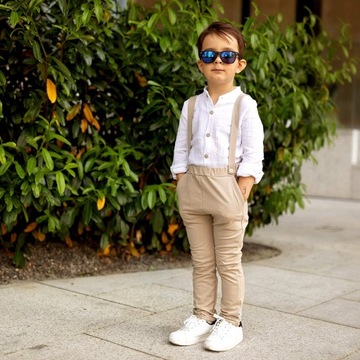 ТуШите | Муслиновая рубашка для мальчика, размер 116/122.