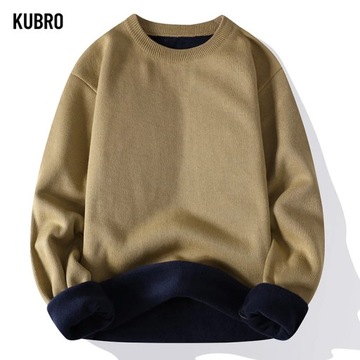 KUBRO Men's Pullover Sweaters Fashion Casual Slim