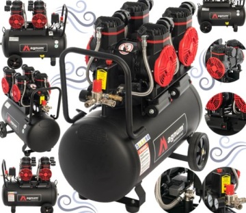 Tichý Bezolejový Kompresor Kompresor Magnum JWS-A50N 8 Bar 3000 W 50 L 78 dB