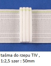TAŚMY MARSZCZĄCE DO FIRAN I ZASŁON DO RZEPU