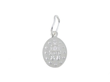 ЧУДО-МЕДАЛЬ НЕПОРОЧНОЙ БОЖИЕЙ МАТЕРИ, СЕРЕБРО 925 ПРОБЫ