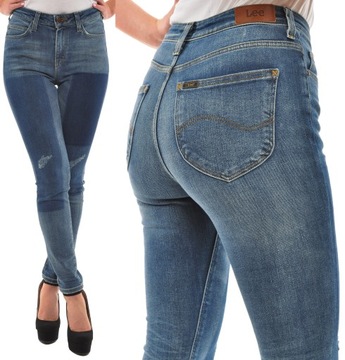 LEE spodnie SKINNY regular SCARLETT HIGH _ W29 L35